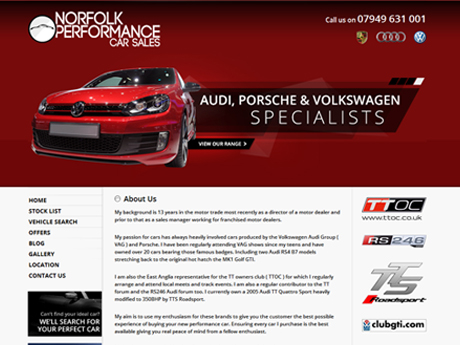 Norfolk Performance Car Sales